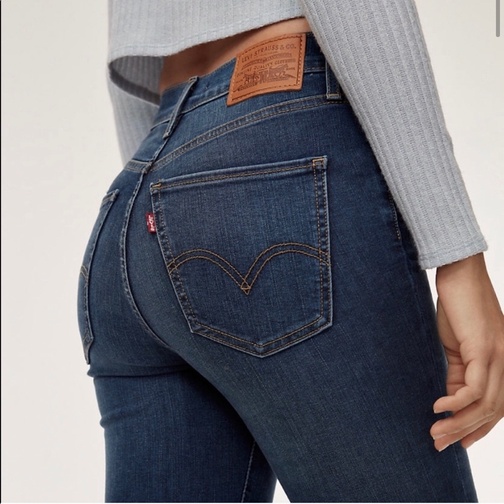 Levi’s Mile High Super Skinny Cut Off Jeans